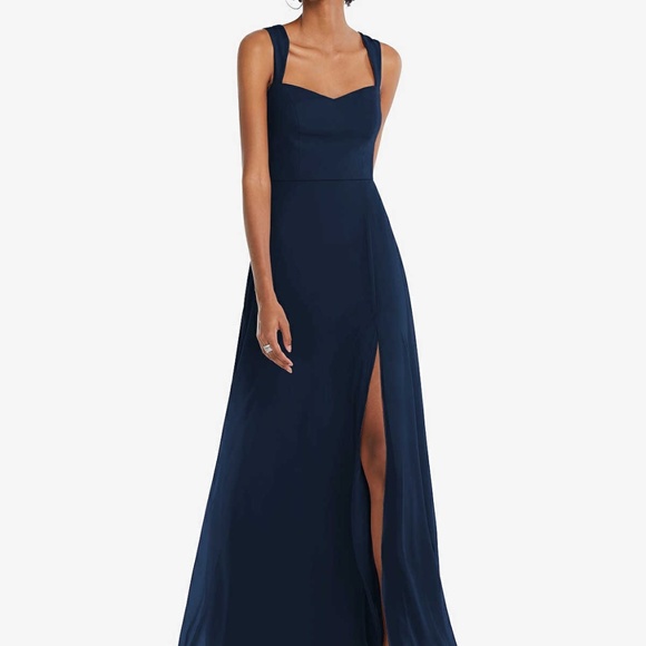 Dessy Bridesmaid Dress AFTER SIX · STYLE 1558 · LUX CHIFFON - Picture 1 of 3